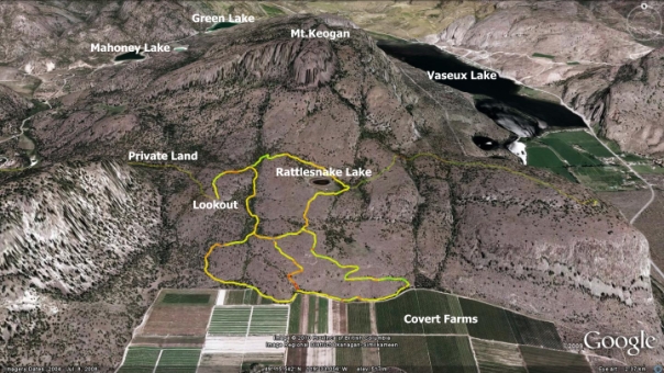 Rattlesnake Lake Loops - (click to enlarge)